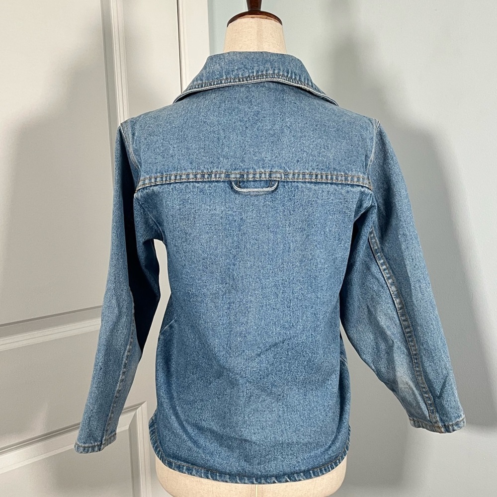 Vintage New Legends cropped fitted denim jacket - Picture 9 of 11